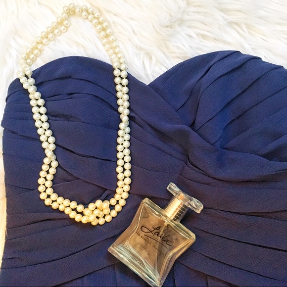 Formal dress. Color: Marine. - Picture 2 of 4